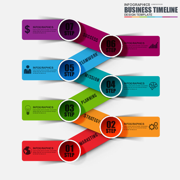 ppt素材3d数据图表模板可视化图形统计标签矢量图标模型ai源文件