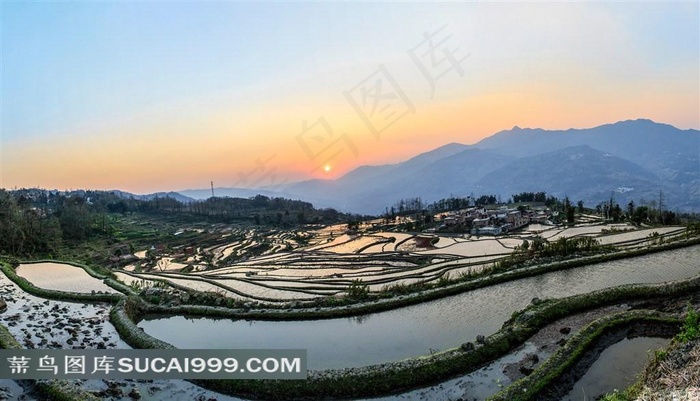 中国云南元阳梯田风景