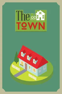 街道建筑矢量扁平插画