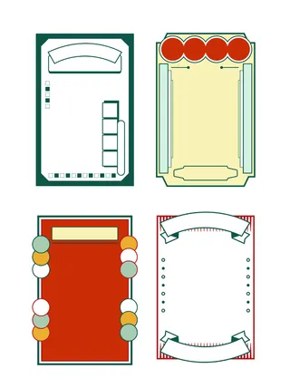 复古门头国潮港风传统文化矢量源文件