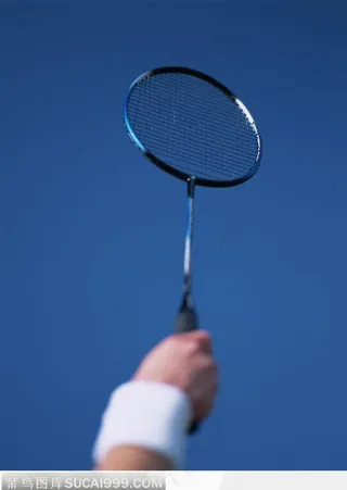 举起的球拍