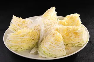 蒜茸蒸大白菜 (1)