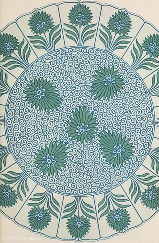 圆形植物中式传统纹样集锦中国风图片