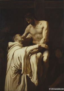 互相拥抱的男人油画装饰画