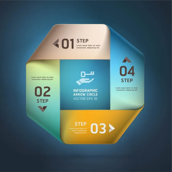 免抠潮流彩色标签矢量eps,ai矢量模版下载