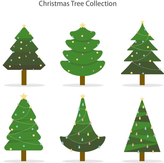 圣诞节平安夜圣诞树免扣素材圣诞元素