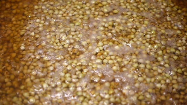 荞麦, 煨, 厨师, 准备, 一顿饭, 吹