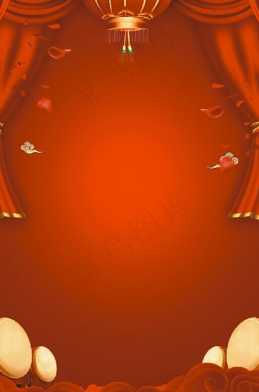 红色喜庆背景素材 
