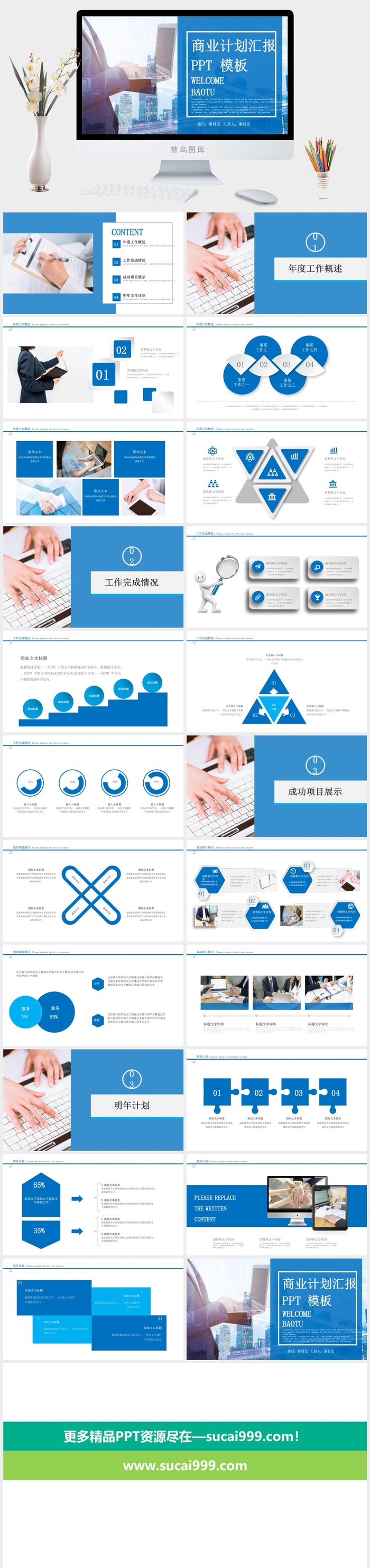 科技公司商业计划汇报企业PPT