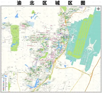 渝北区城区地图