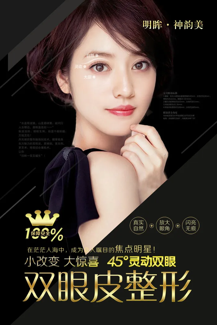 医疗美容院会所美体整形广告PSD海报素材模板祛痘减肥护肤展板psd模版下载