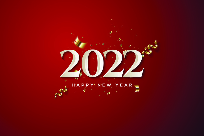 2022创意艺术字体新年虎年圣诞节数字立体质感文字AI矢量设计素材eps,ai矢量模版下载