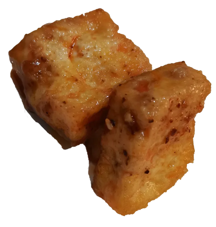 黄豆豆腐包浆黑豆嫩豆腐油炸香煎免抠摄影元素素材psd模版下载