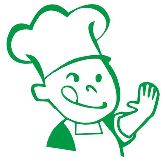 矢量小厨师不干胶 