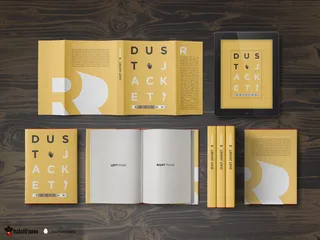 简约画册样机展示效果