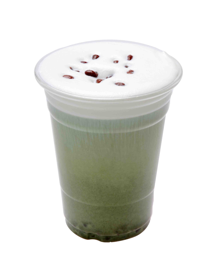 奶茶照片拍摄果汁香浓红豆抹茶