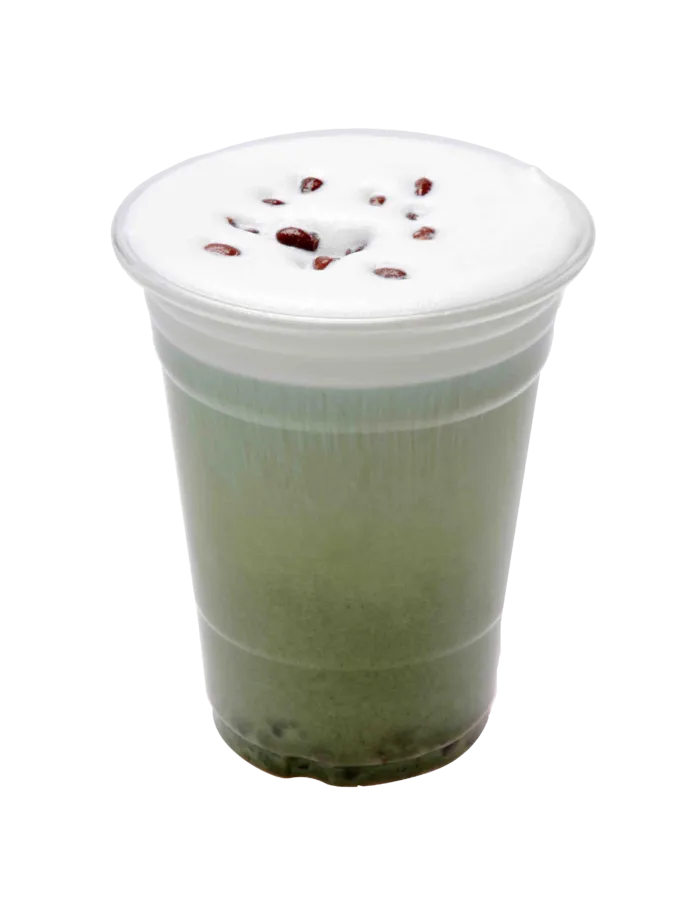 奶茶照片拍摄果汁香浓红豆抹茶
