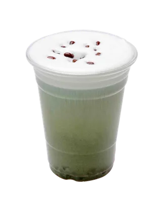 奶茶照片拍摄果汁香浓红豆抹茶