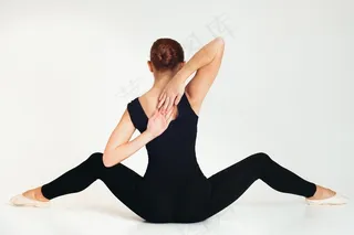 拉伸后背健康运动瑜伽图片