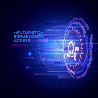 科技科幻未来仪表盘HUD界面UI图标数据图形图案