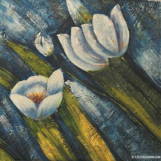 唯美水彩花卉艺术油画 唯美水彩花卉艺术油画