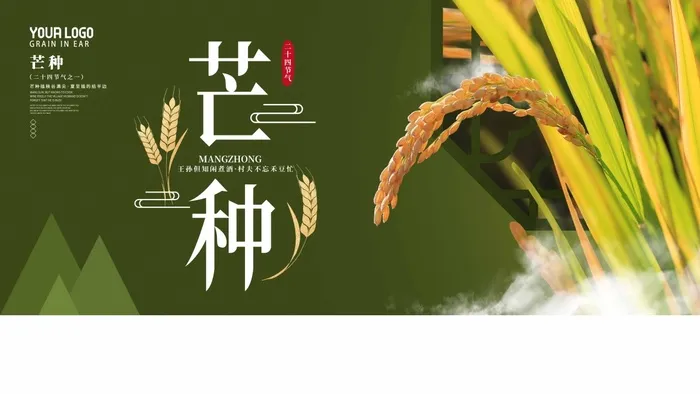芒种 芒种宣传物料psd模版下载