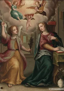 天使人物唯美油画风景画油画图片 天使人物唯美油画风景画油画图片