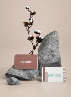 高端大气商务名片样机