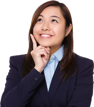 有思想的女人 PNG免抠