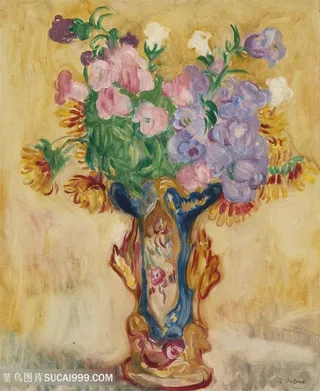 高清静物花卉油画美景