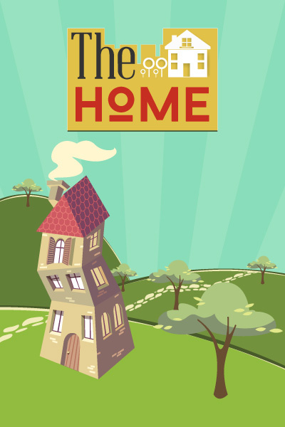 街道建筑矢量扁平插画