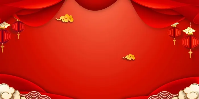 红色海报背景psd模版下载