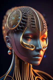 未来人类机械化人类概念图