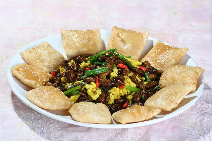 口袋蚕蛹炒鸡蛋22