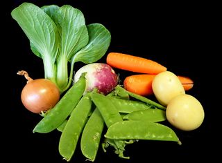 烹饪健康蔬菜图片