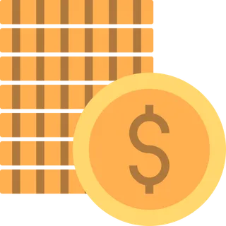 金币堆装饰元素