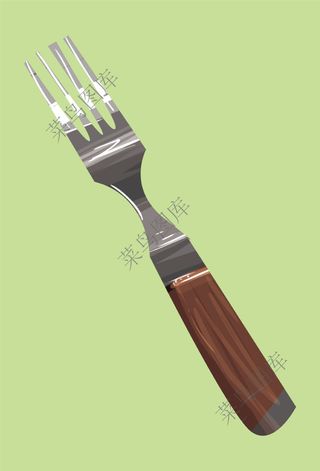 餐具-叉子高清图