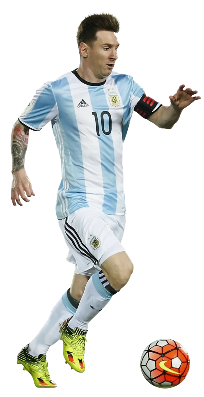 足球运动员踢球射门免抠