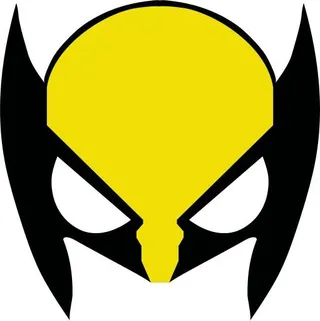 金刚狼面具 PNG免抠