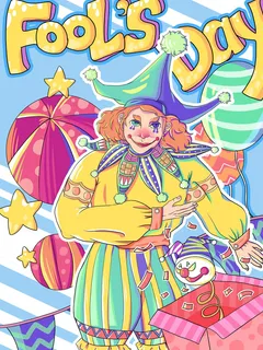 愚人节马戏团小丑搞怪搞笑卡通手绘插图插画海报PSD素材 愚人节马戏团小丑搞怪搞笑卡通手绘插图插画海报PSD素材