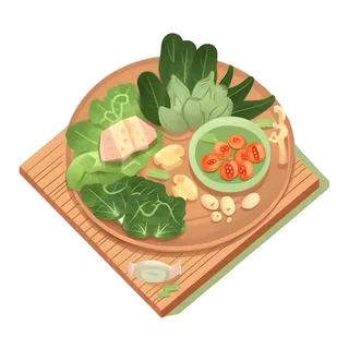 蔬菜沙拉拼盘菜免抠