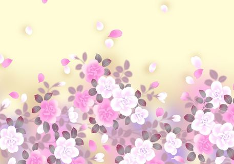 图片设计素材背景鸟语花香