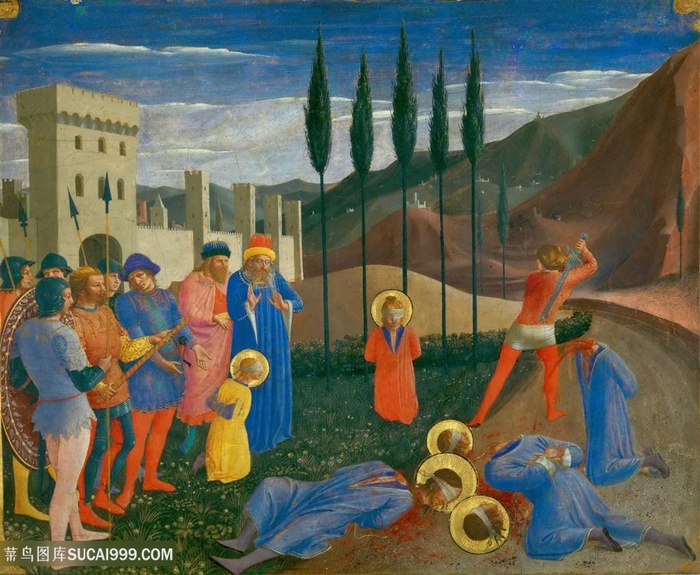 弗拉 · 安吉利可(公元1400-1455年)——圣葛斯及圣达弥盎的殉难