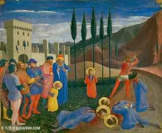 弗拉 · 安吉利可(公元1400-1455年)——圣葛斯及圣达弥盎的殉难