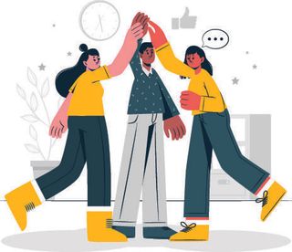 扁平化人物场景办公互联网等距ai矢量设计网页海报UI素材插画