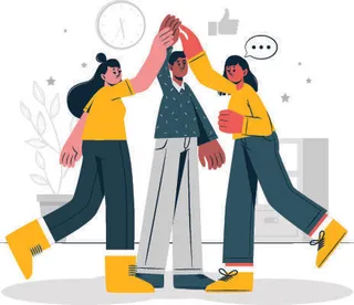 扁平化人物场景办公互联网等距ai矢量设计网页海报UI素材插画