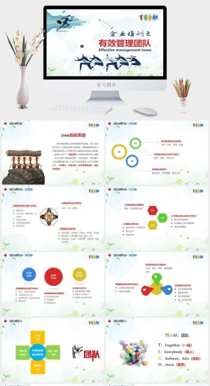 绩效管理PPT模板预览图