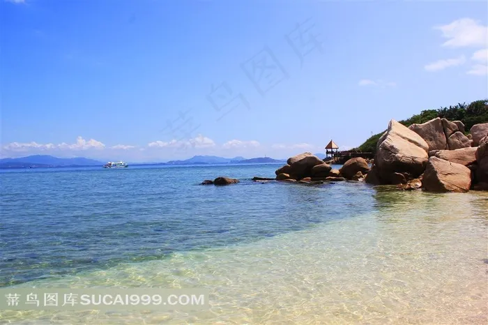 海滩风景素材图片