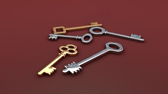 解锁钥匙图片素材