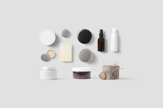 瓶子罐子化妆品样机素材